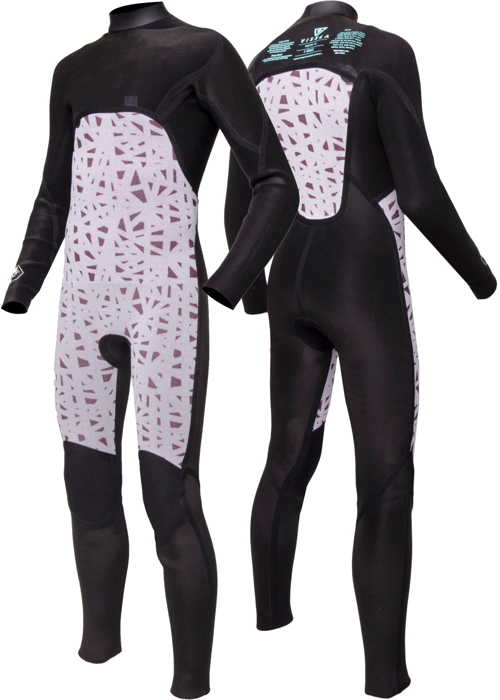 Vissla 7 Seas 3-2 Boys Chest Zip Full Wetsuit 6 Vissla 7 Seas 3-2 Boys Chest Zip Full Wetsuit - Image 4