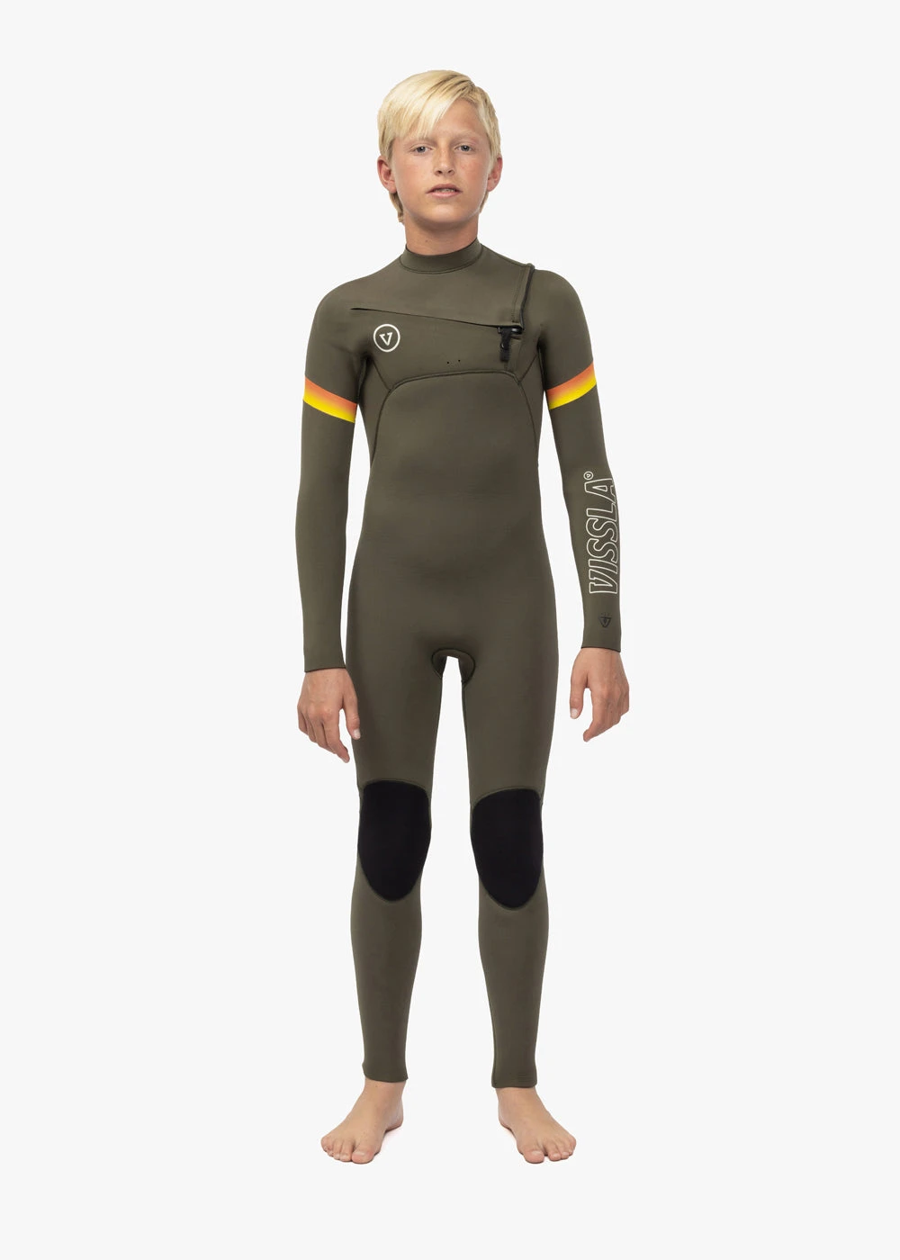 Vissla 7 Seas Boys Raditude 3-2 Full Chest Zip Wetsuit 3 Vissla 7 Seas Boys Raditude 3-2 Full Chest Zip Wetsuit
