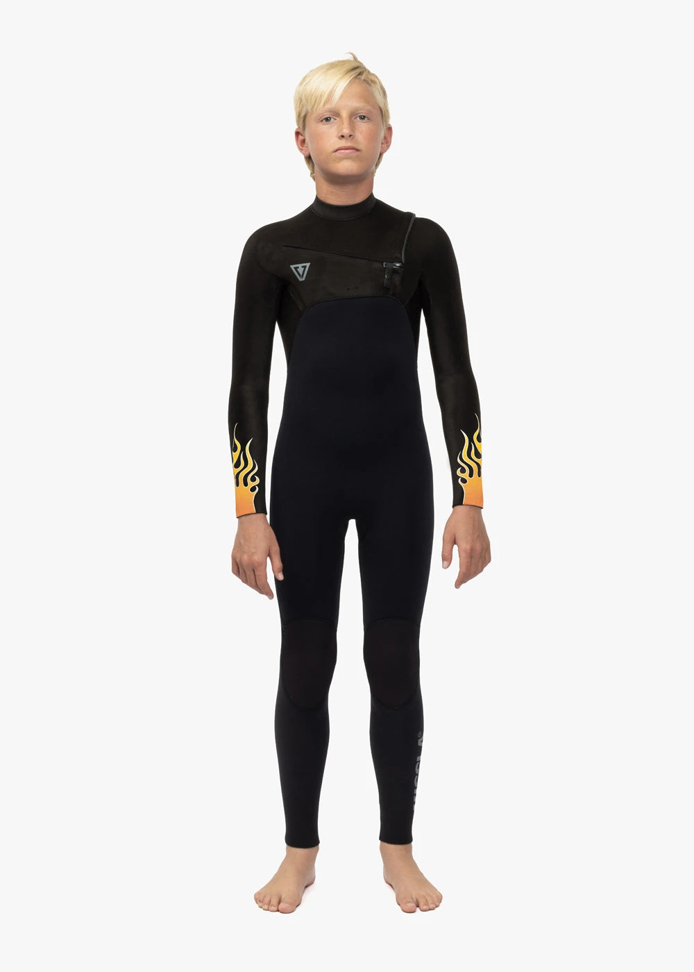 Vissla High Seas Boys Fire 3-2 Full Chest Zip Wetsuit 3 Vissla High Seas Boys Fire 3-2 Full Chest Zip Wetsuit