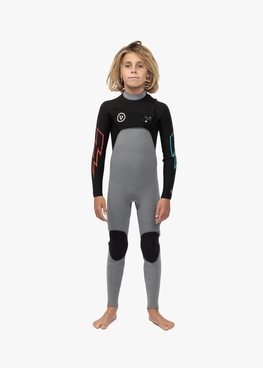 Vissla 7 Seas Boys 3-2 Bolt Full Chest Zip Wetsuit 3 Vissla 7 Seas Boys 3-2 Bolt Full Chest Zip Wetsuit