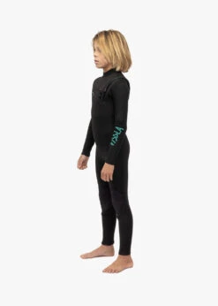 Vissla 7 Seas 4-3 Boys Chest Zip Full Wetsuit -Vissla Store BW43M7FC BLK 8