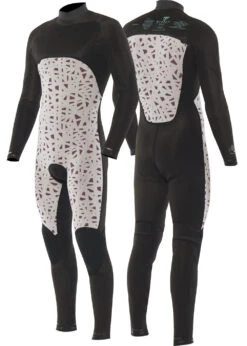 Vissla 7 Seas 3-2 Full Chest Zip Wetsuit - Tonal Logos -Vissla Store MW32Y7FC 2