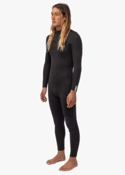 Vissla 7 Seas 3-2 Full Chest Zip Wetsuit - Black With Jade Logos -Vissla Store MW32Y7FC BLK 8