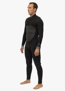 Vissla North Seas 4-3 Full Chest Zip Wetsuit -Vissla Store MW43UNFC BLK 8