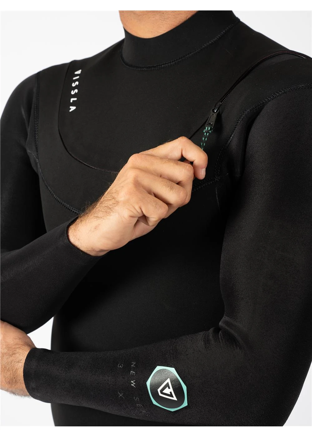 Vissla New Seas 3-2 U-Zip Wetsuit 11 Vissla New Seas 3-2 U-Zip Wetsuit - Image 9