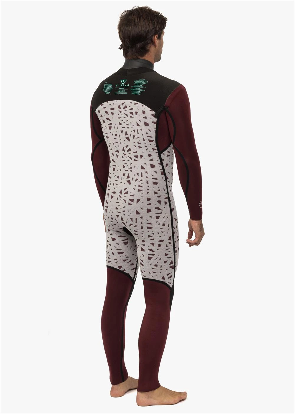 Vissla New Seas 3-2 U-Zip Wetsuit 7 Vissla New Seas 3-2 U-Zip Wetsuit - Image 5